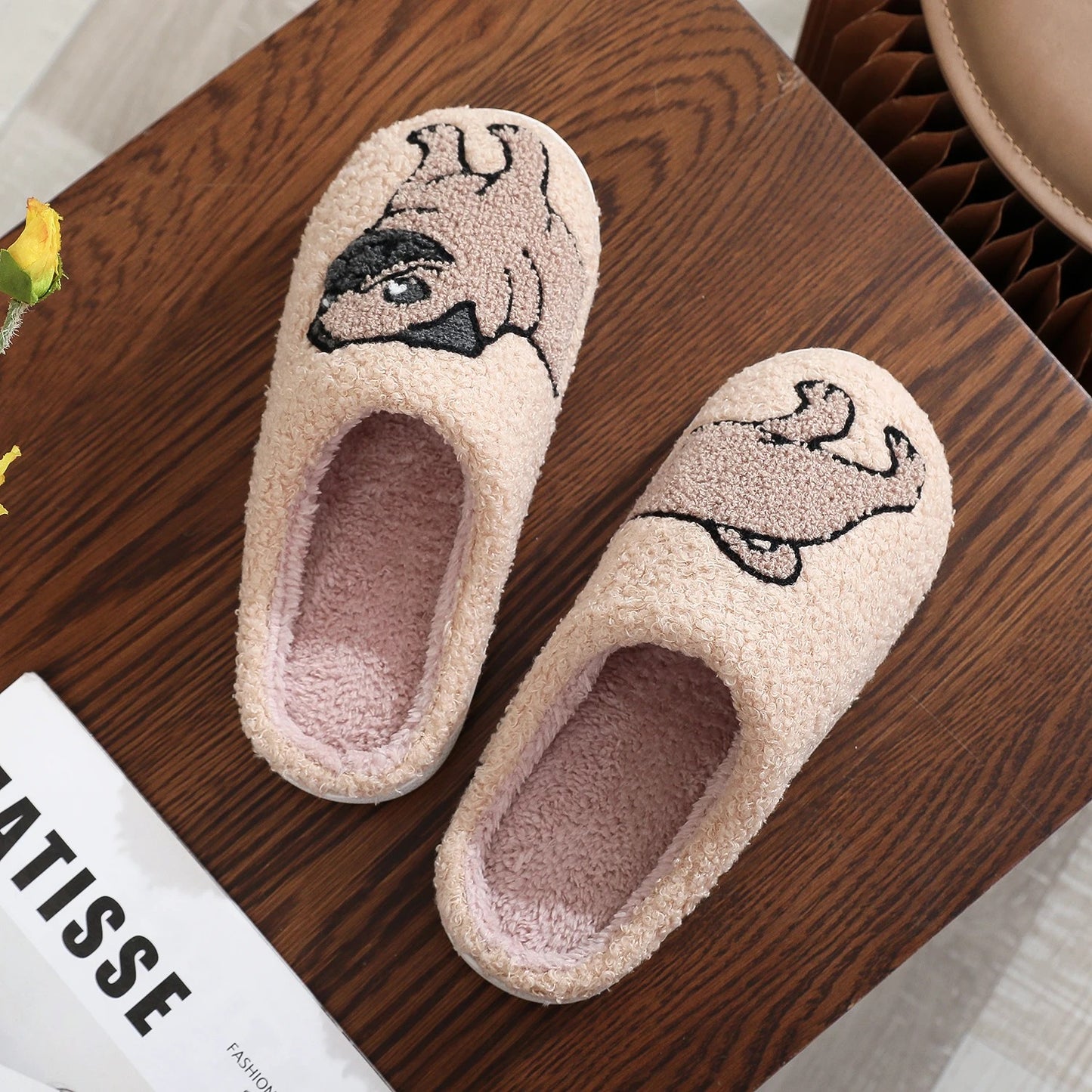 Mopshond pantoffel